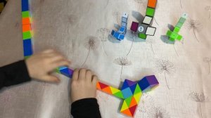 Змейка Рубика кот | змейка Рубика на 72 элемента | Антистресс | Рубик