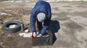 Копчение грудинки горячим способом ! Простая коптилка! Простой способ копчения грудинки!