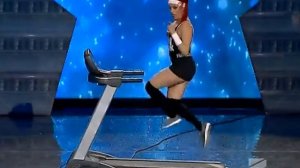 Шоу талантов Грузии. Танец на тренажере