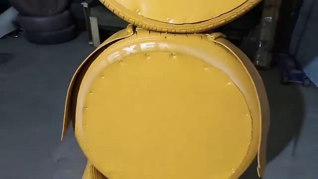 Поделки из покрышек.ЛИСИЧКА