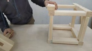 Простой табурет из обрезков / DIY своими руками