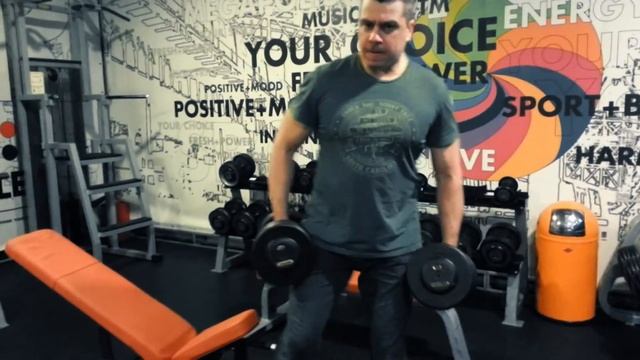 Жим гантелей 36 и 38 кг смотреть онлайн