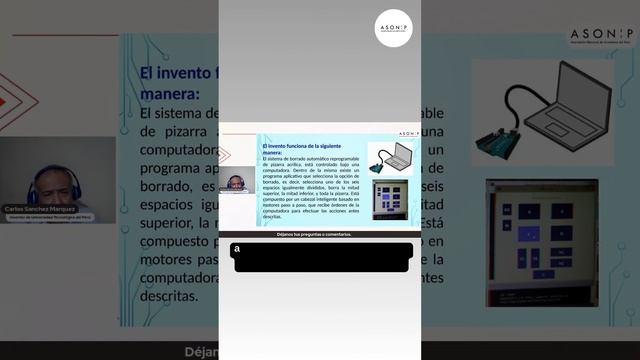 ASONIP Talk: PIZARRA DE BORRADO AUTOMÁTICO PROGRAMABLE CON MICRÓFONO Y CÁMARA DE GRABACIÓN (II)