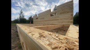 Этапы строительства дома из профилированного бруса от фундамента до крыши
