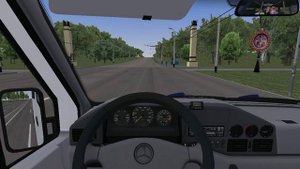 Omsi 2.Карта Чугуев 2.0.Маршрут 663.Mercedes Sprinter 412D.