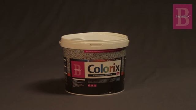 Bayramix Colorix Нанесение краскопультом (Декоративное покрытие)