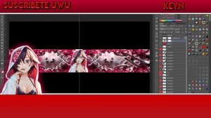 「Banner」SPEED ART & TEMPLATE | ANIME GIRL | KEYN