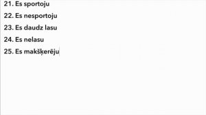 ЛАТЫШСКИЙ ЯЗЫК ПО ПЛЕЙЛИСТАМ C НУЛЯ ДЛЯ НАЧИНАЮЩИХ. УРОК 6. УРОКИ ЛАТЫШСКОГО ЯЗЫКА