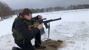 Стрельба из ВСС «Винторез» на полигоне. Shooting the VSS “Vintorez” (2)