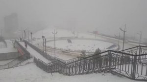 18.11.19 Снегопад Владивосток. Причина пробки от Седанки до Центра