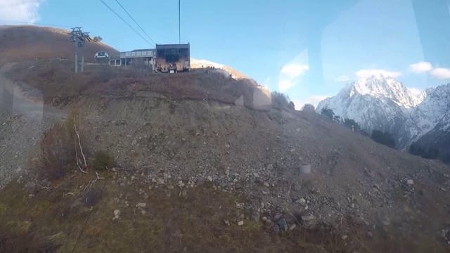 21.10.2023 Домбай Маятниковая канатная дорога