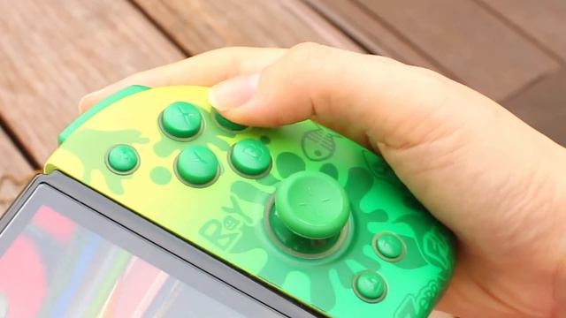 IINE Splatoon Neptune Mechanical Joypad 💜💚 смотреть онлайн