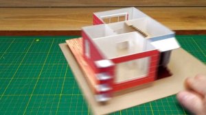 Дом из картона Своими руками, Как сделать? Легко. How to make a house out of cardboard.Modern House