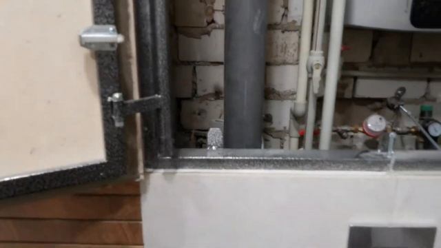 Усиленный двухстворчатый люк под крупноформатную плитку