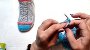 ? Супер! Сама нежность! Бесшовные следки на двух спицах➡️МК❗