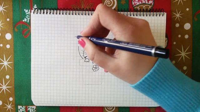 Как нарисовать котика в цветочном горшке смотреть онлайн