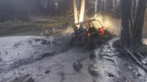 Самодельная багги из Нивы на первой offroad покатушке