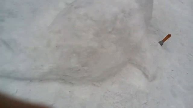 КАК СЛЕПИТЬ ТЮЛЕНЯ ИЗ СНЕГА. МОРСКОЙ КОТИК ИЗ СНЕГА