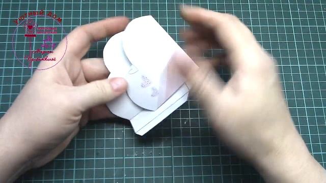Маленькая коробочка - сердечко для подарка // мк  Small box - a heart for a gift.