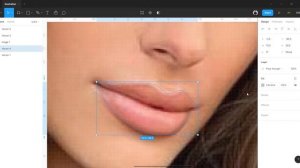 Ilustrando no Figma - Parte 1: Contorno do rosto, sobrancelha e boca