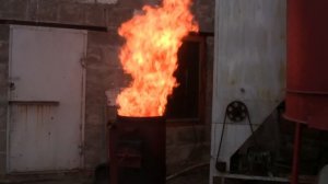 Горелка на опилках 200 киловатт.