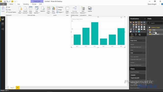Power BI Custom Visuals - Percentile Chart смотреть онлайн