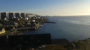 Nuuk around Hans Egede statue an the old harbour