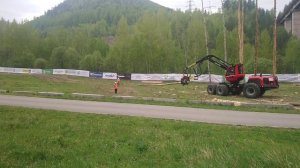 Выступление харвестериста. "Сибирский лесоруб 2021"