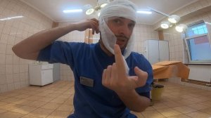 Наложение повязки на голову.