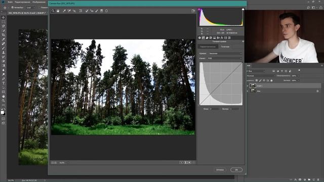 Эксклюзивная обработка лесной фотографии | Ретуширование фото #1 смотреть онлайн