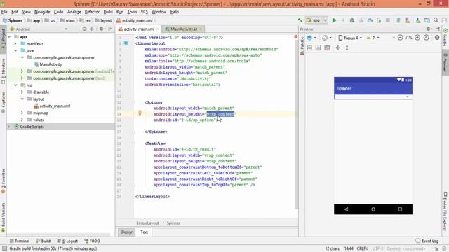 Spinner Android Kotlin Part -1 | Kotlin Tutorials