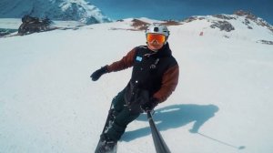 Эльбрус  Обзор трассы Кругозор   Азау с инструктором