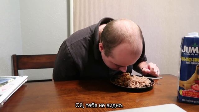 АМЕРИКАНЕЦ ЕСТ *ТОЛЬКО* РУССКУЮ ЕДУ 24 ЧАСА || Американский влог #72 смотреть онлайн