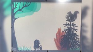 Теневой театр для детей «Пожар в лесу»