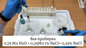 Определение границ осмотической устойчивости эритроцитов