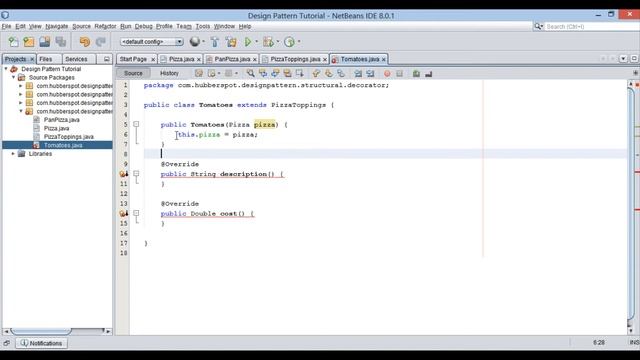 How to implement Decorator Design Pattern in Java ?