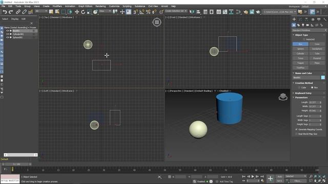 Selection Brackets and Selection Highlights | 3ds Max Essential Training 2023-24 смотреть онлайн