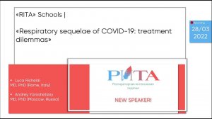 RITA Sсhools | Luca Richeldi • Respiratory sequelae of COVID-19: treatment dilemmas (english)