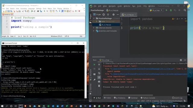 2022 How to Fix ImportError "No Module Named Numpy" Error in Python | Python Tutorial