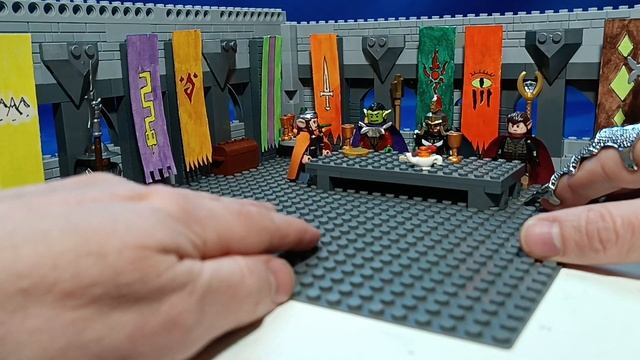 Зал Совета Доннэрморна. #Земля чудовищ #пластилин #лего смотреть онлайн