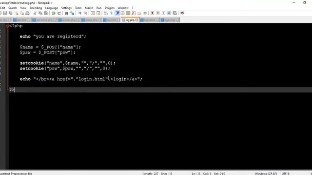 15 | Part - 2 | Example of Cookies | Authentication of Cookies in PHP смотреть онлайн