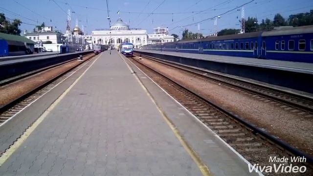 Электропоезд Одесса-Вапнярка отправление со ст. Одесса-главная