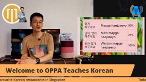 20201031 Masterclass OPPA teaches Korean