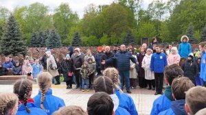 9 мая 2024 года Преображенское кладбище. 
Почётный караул отряда "Надежда"