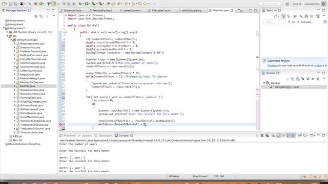 4.8 Average Rainfall - From Control Structures through Objects 6th Edition смотреть онлайн