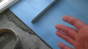 Как подготовить тёплый  пол в лоджии при панорамном остеклении!