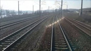 Train Cab View - Romania Bucharest - Constanta