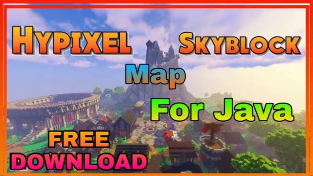 how to get hypixel skyblock map for java || hypixel skyblock смотреть онлайн