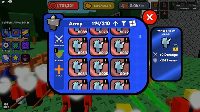 KILLING the WINGED HEART 1000 TIMES in Roblox Control Army смотреть онлайн