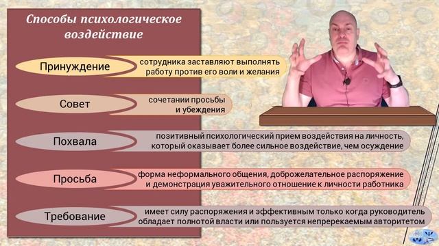 Средства и методы социально психологического влияния в управлении смотреть онлайн